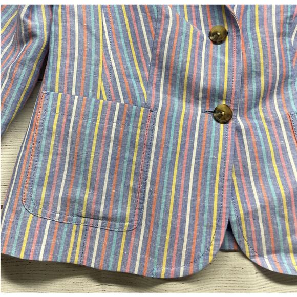 Vineyard Vines Women's Striped Blazer - Multicolor - Picture 4 of 14